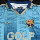 26-27 BAR Blue Joint Edition Fans Soccer Jersey (金边)