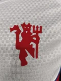 26-27 Man Utd White Casual Player Version Training Shirts