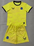 26-27 EVE Yellow Goalkeeper Kids Soccer Jersey