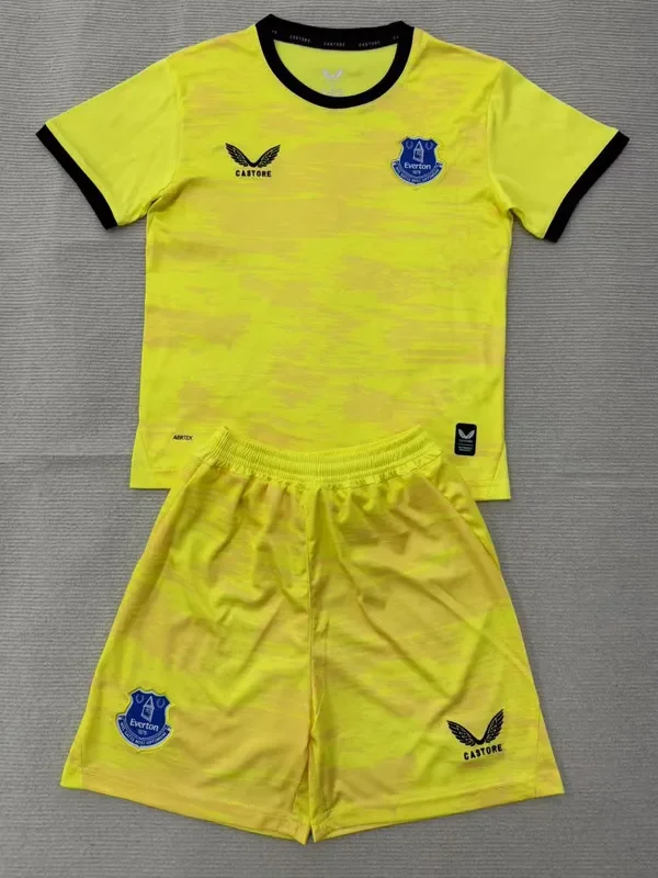 26-27 EVE Yellow Goalkeeper Kids Soccer Jersey