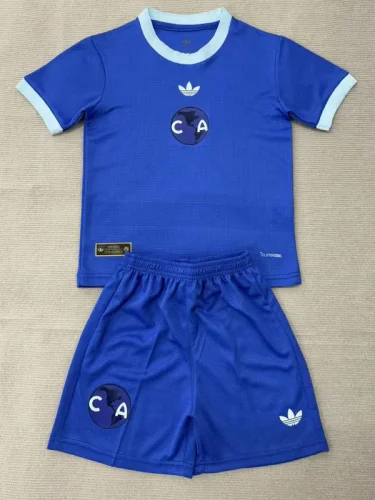 26-27 Club America 110th Anniversary Blue Kids Soccer Jersey