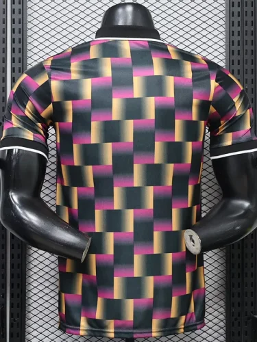 26-27 ATM Black Yellow Casual Player Version Training shirts