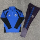 26-27 Club America Fancy blue Half Pull Tracksuit (Pants Have Pocket)(半拉链)