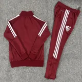 26-27 Sevilla Brown Red Jacket Tracksuit