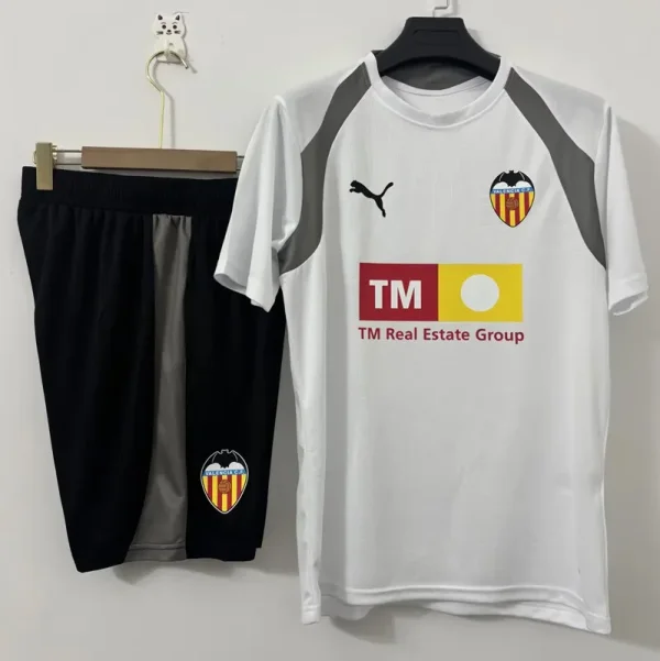 26-27 Valencia White Training Short Suit