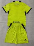 26-27 Cruz Azul Fluorescent green Goalkeeper Kids Soccer Jersey