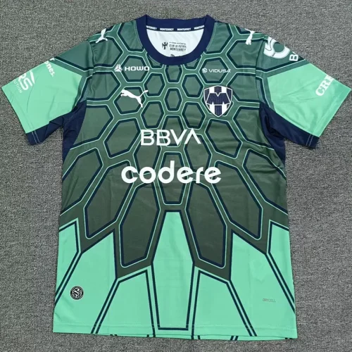 26-27 Monterrey Green Goalkeeper Fans Soccer Jersey