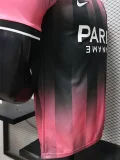 26-27 PSG Pink Black Casual Player Version Training shirts