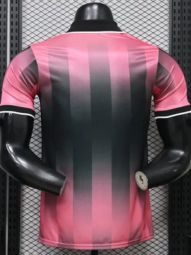 26-27 PSG Pink Black Casual Player Version Training shirts