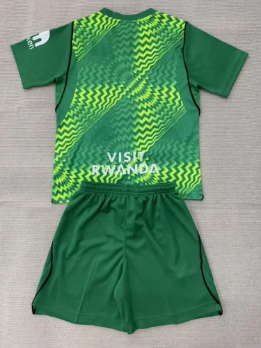 26-27 ATM Green Goalkeeper Kids Soccer Jersey