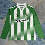 26-27 Real Betis Home Long Sleeve Soccer Jersey (长袖)