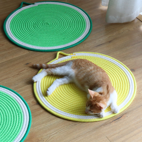 Cotton Rope Knit Cat Claw Pad Pet Sleeping Pad Wear-resistant and Scratch-resistant
