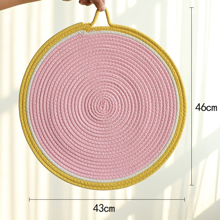 Cotton Rope Knit Cat Claw Pad Pet Sleeping Pad Wear-resistant and Scratch-resistant
