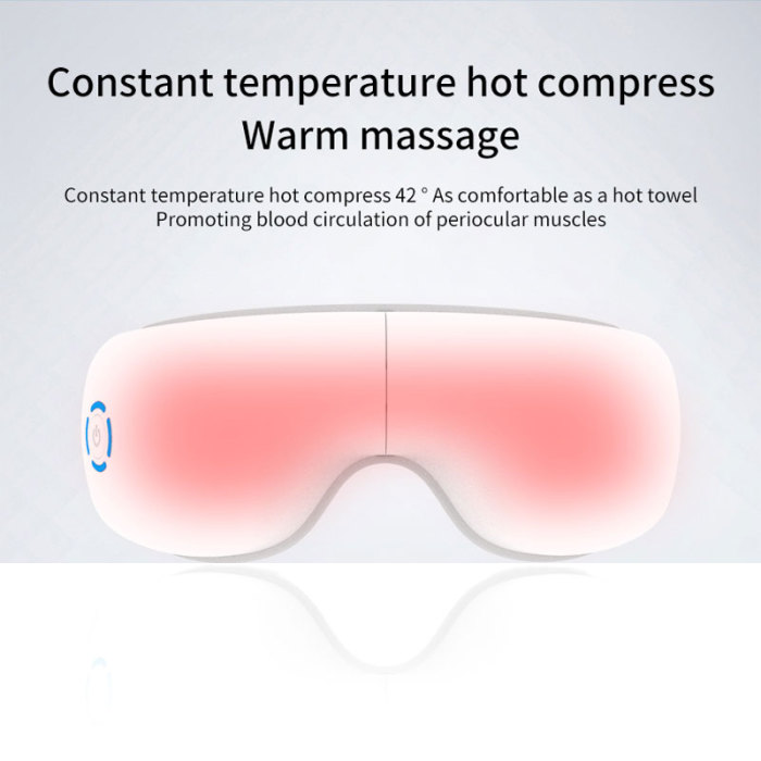 Eye Massager Safety Air Pressure Music Calorie Relief Eye Fatigue Air Pressure Vibration Care Music Digital Eye Massager