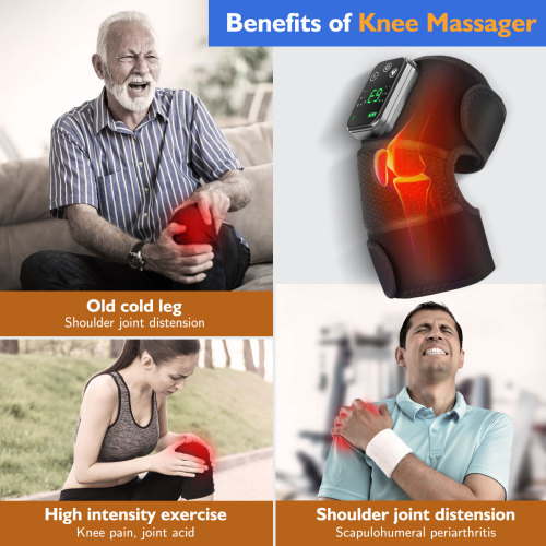 Multifunctional Heated Vibrating Joint Massage Belt Smart Hot Compress Knee Relaxation Massager