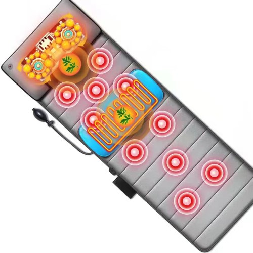 Electric Massage Therapy Mattress Acupressure Body Massage Airbags Portable Multifunctional Heating Full Body Massage Mat