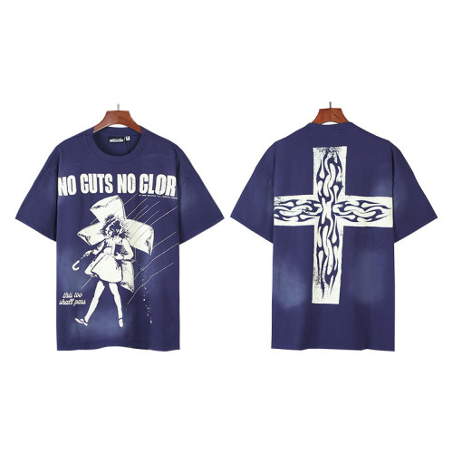 SMCL-009 High Quality Hellstar Retro 250g Cotton Shirt