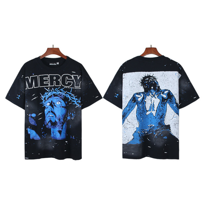 SMCL-001 High Quality Hellstar Retro 250g Cotton Shirt