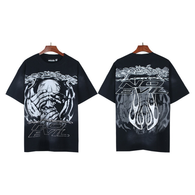 SMCL-004 High Quality Hellstar Retro 250g Cotton Shirt