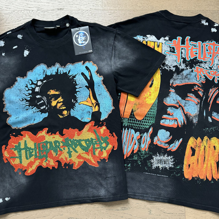 SMCL-012 High Quality Hellstar Retro 250g Cotton Shirt