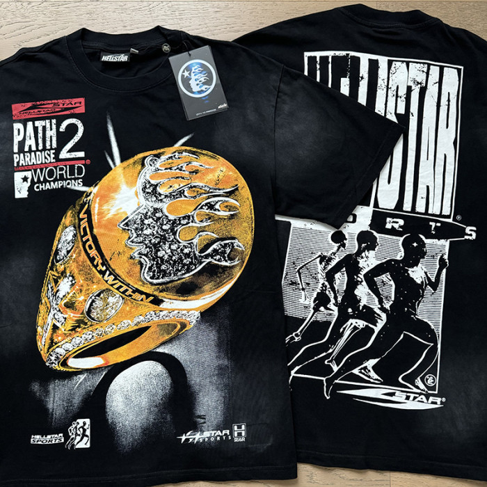 SMCL-046 High Quality Hellstar Retro 250g Cotton Shirt