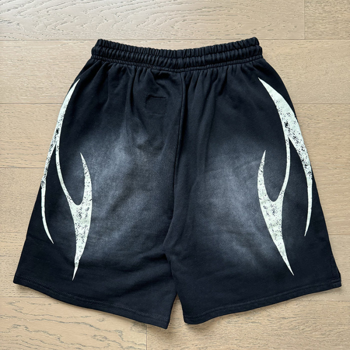 SMCL-040 High Quality Hellstar Retro 250g Cotton Shirt + 380g Shorts Set