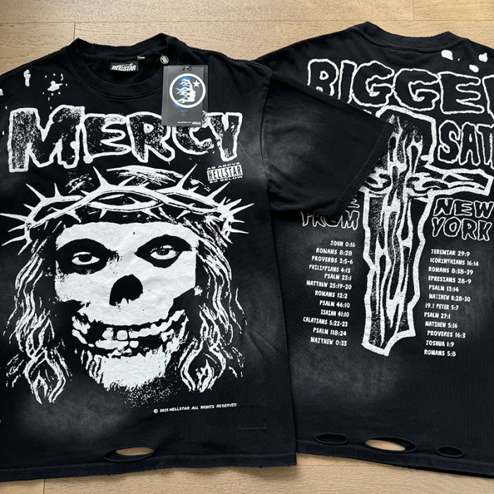 SMCL-021 High Quality Hellstar Retro 250g Cotton Shirt