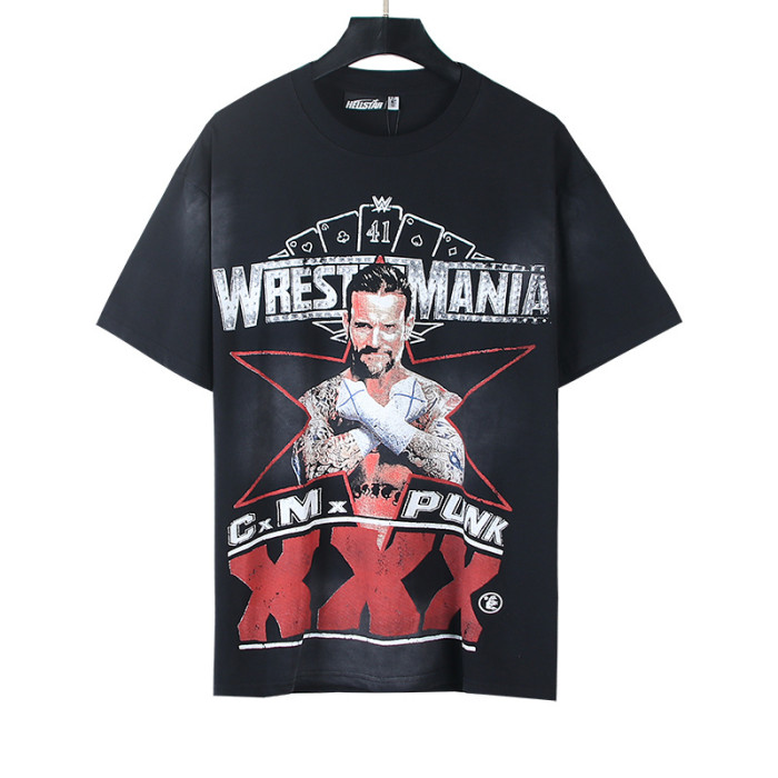 SMCL-050 High Quality Hellstar Retro 250g Cotton Shirt
