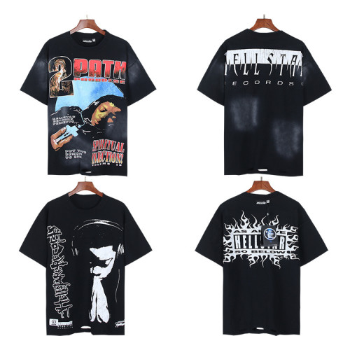 SMCL-017 High Quality Hellstar Reversible Retro 250g Cotton Shirt