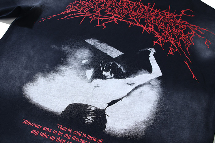 SMCL-015 High Quality Hellstar Retro 250g Cotton Shirt