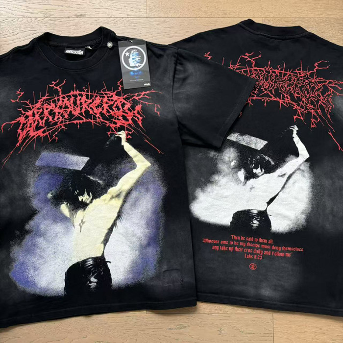 SMCL-015 High Quality Hellstar Retro 250g Cotton Shirt