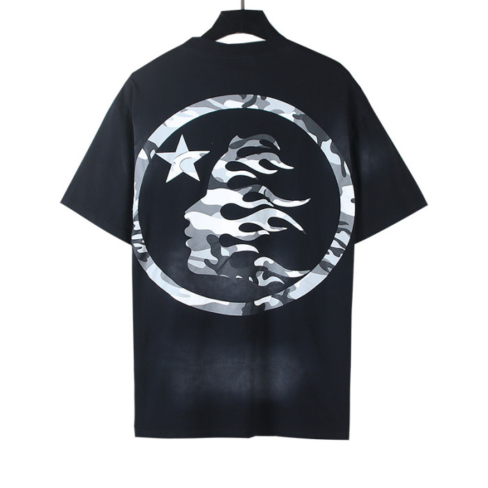 SMCL-056 High Quality Hellstar Retro 250g Cotton Shirt