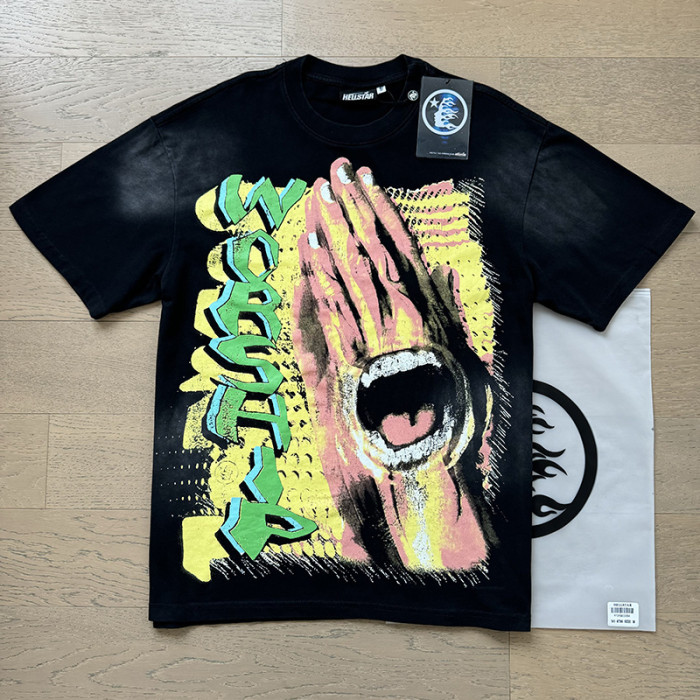 SMCL-057 High Quality Hellstar Retro 250g Cotton Shirt