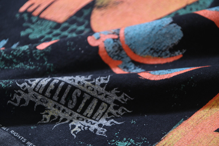 SMCL-012 High Quality Hellstar Retro 250g Cotton Shirt