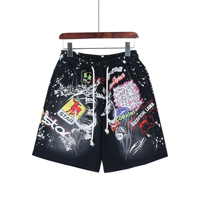 SMCL-013 High Quality Hellstar Retro 380g Cotton Shorts