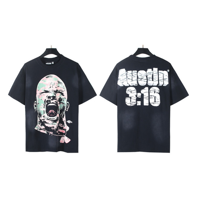 SMCL-058 High Quality Hellstar Retro 250g Cotton Shirt