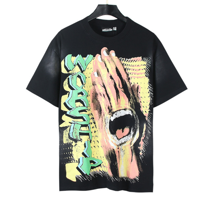 SMCL-057 High Quality Hellstar Retro 250g Cotton Shirt