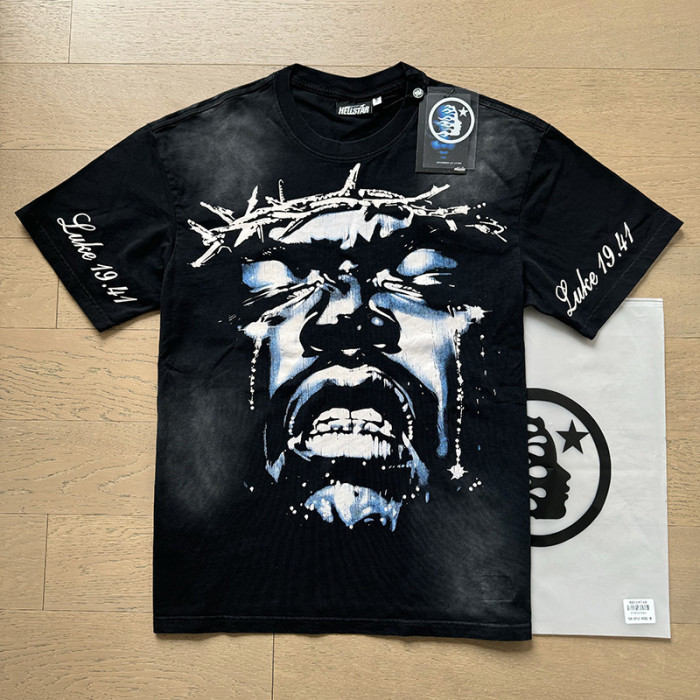 SMCL-098 High Quality Hellstar Retro 250g Cotton Shirt