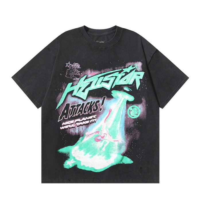 SMCL-192 High Quality Hellstar Retro 250g Cotton Shirt