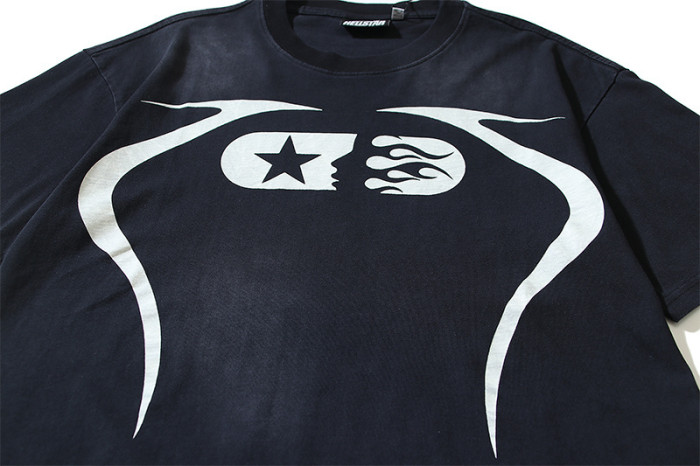 SMCL-147 High Quality Hellstar Retro 250g Cotton Shirt