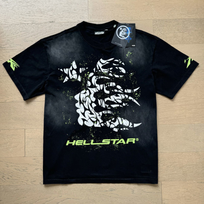 SMCL-118 High Quality Hellstar Retro 250g Cotton Shirt