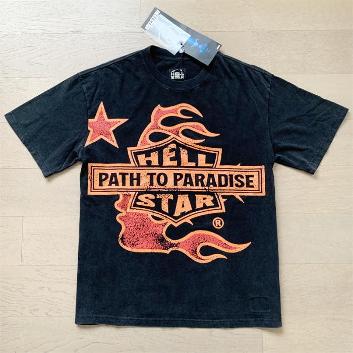SMCL-207 High Quality Hellstar Retro 250g Cotton Shirt