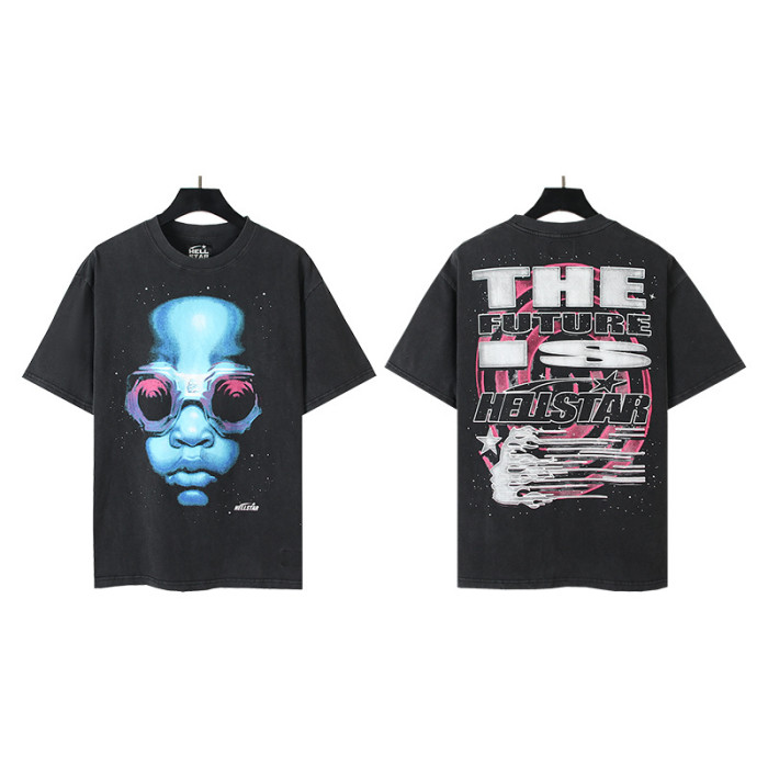 SMCL-191 High Quality Hellstar Retro 250g Cotton Shirt