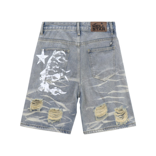 SMCL-393 High Quality Hellstar Nylon Jeans Shorts