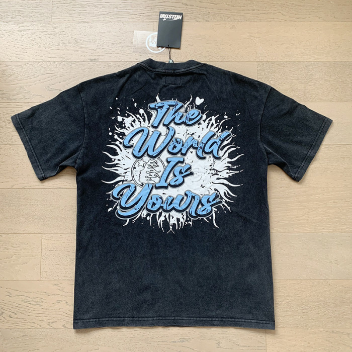 SMCL-178 High Quality Hellstar Retro 250g Cotton Shirt