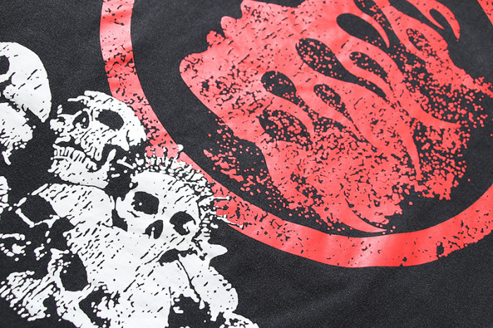SMCL-200 High Quality Hellstar Retro 250g Cotton Shirt