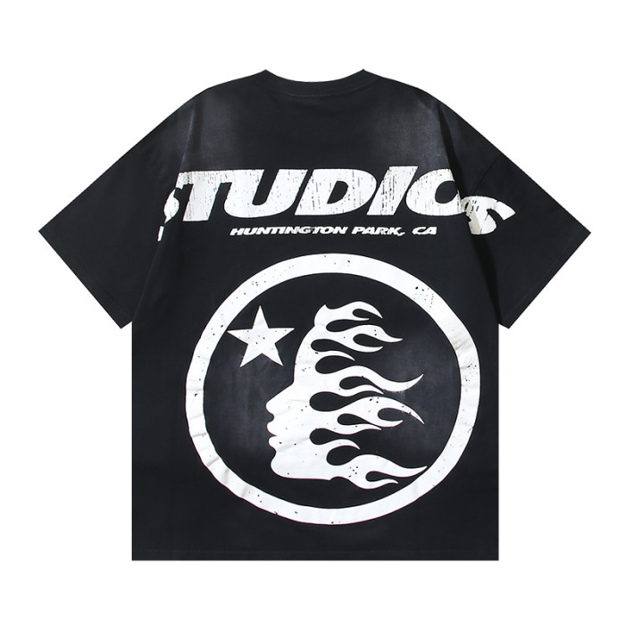 SMCL-124 High Quality Hellstar Retro 250g Cotton Shirt