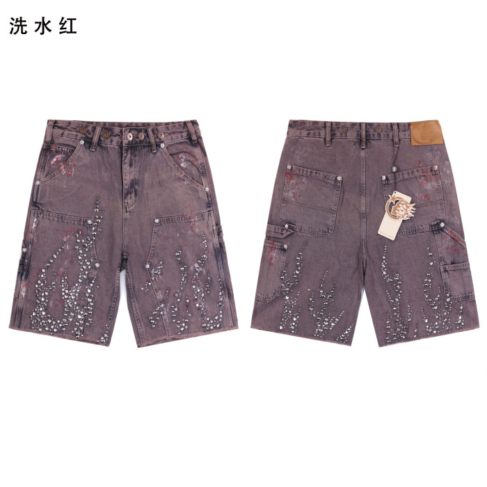 SMCL-402 High Quality Hellstar Nylon Jeans Shorts