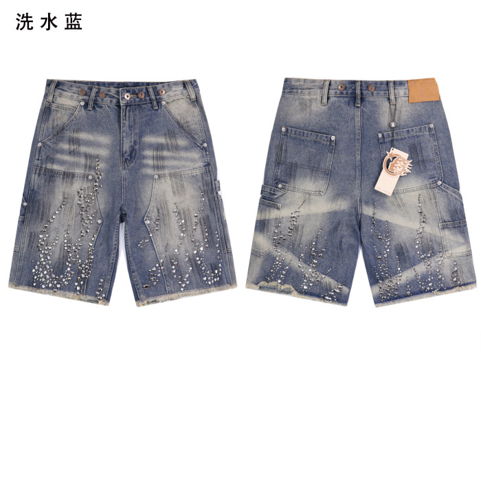 SMCL-402 High Quality Hellstar Nylon Jeans Shorts