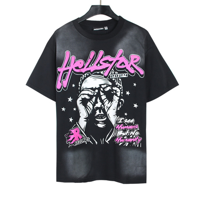 SMCL-145 High Quality Hellstar Retro 250g Cotton Shirt